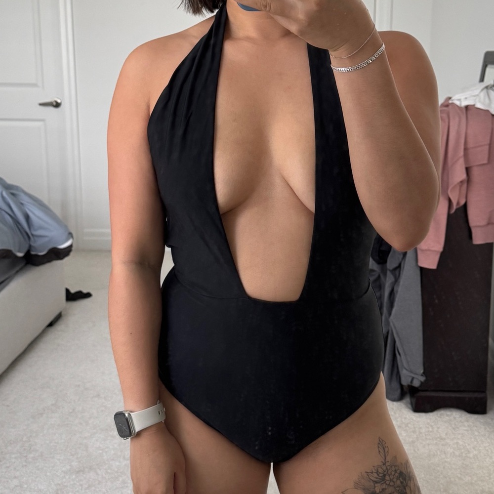 Aerie Black Swimsuit One Piece